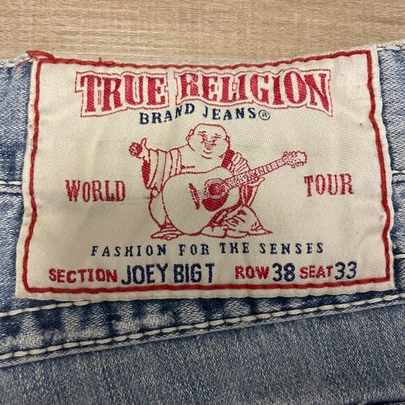 vintage True Religion Joey Big T distressed jeans - Picture 6 of 9
